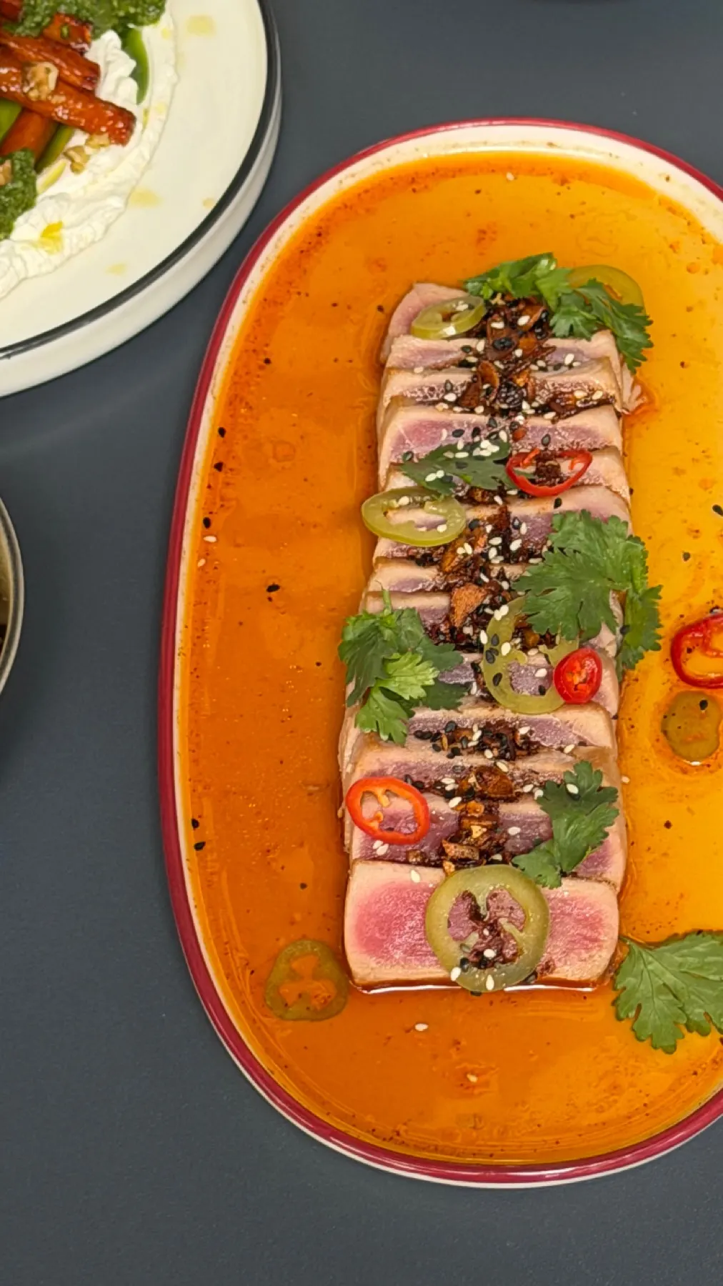 Tuno patiekalas Marsas Bistro meniu