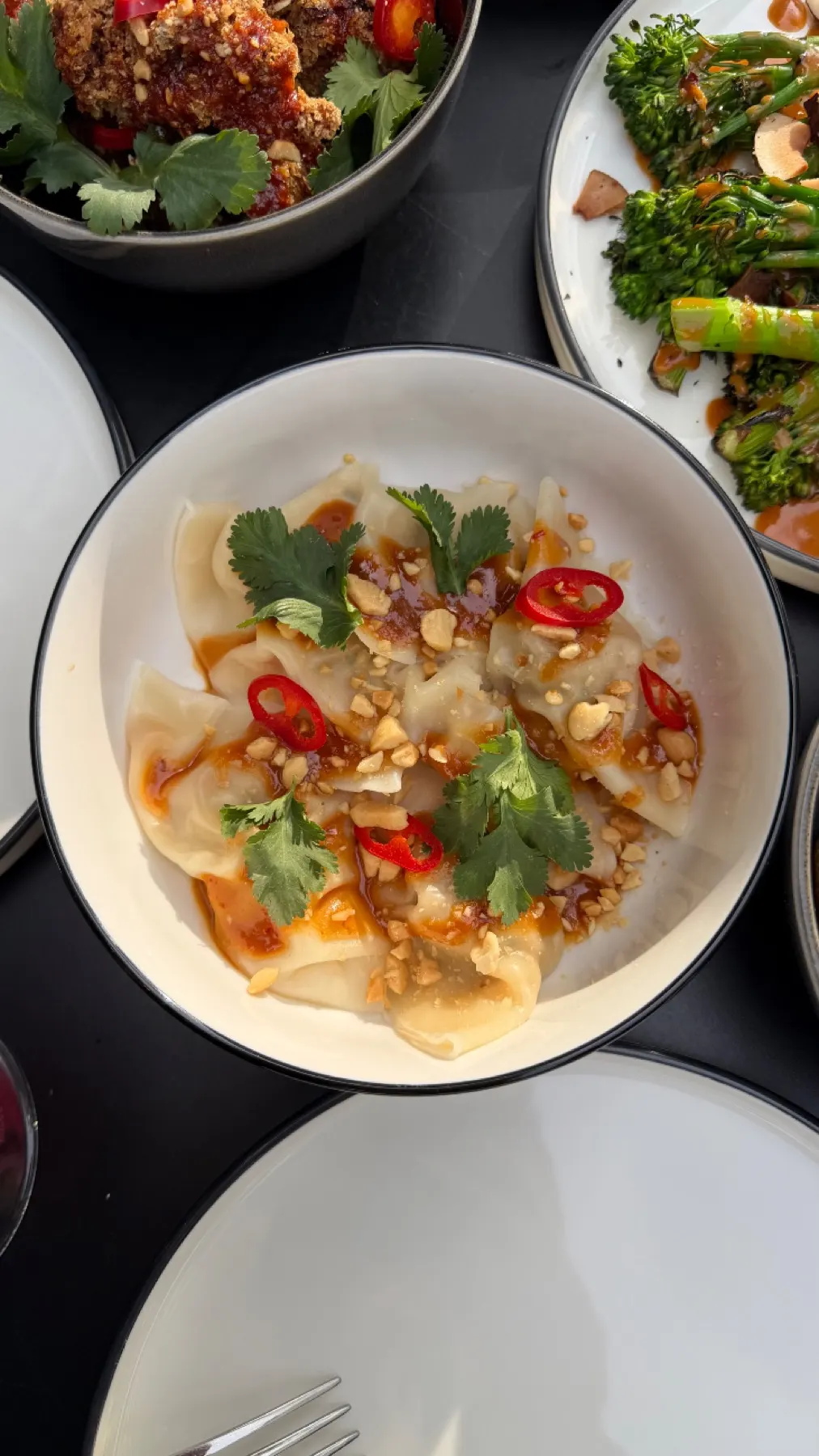 Wonton koldūnai Marsas Bistro meniu
